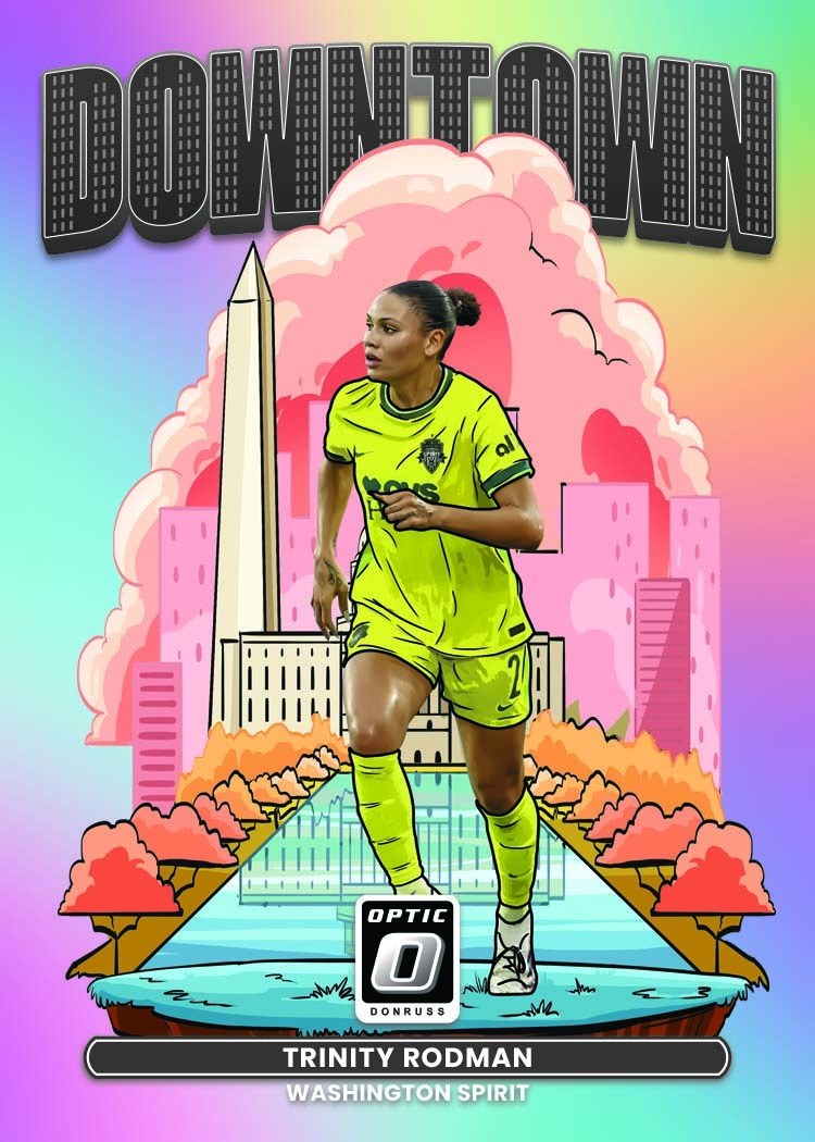 Donruss Optic NWSL Downtown sample for October 14 sports card drops