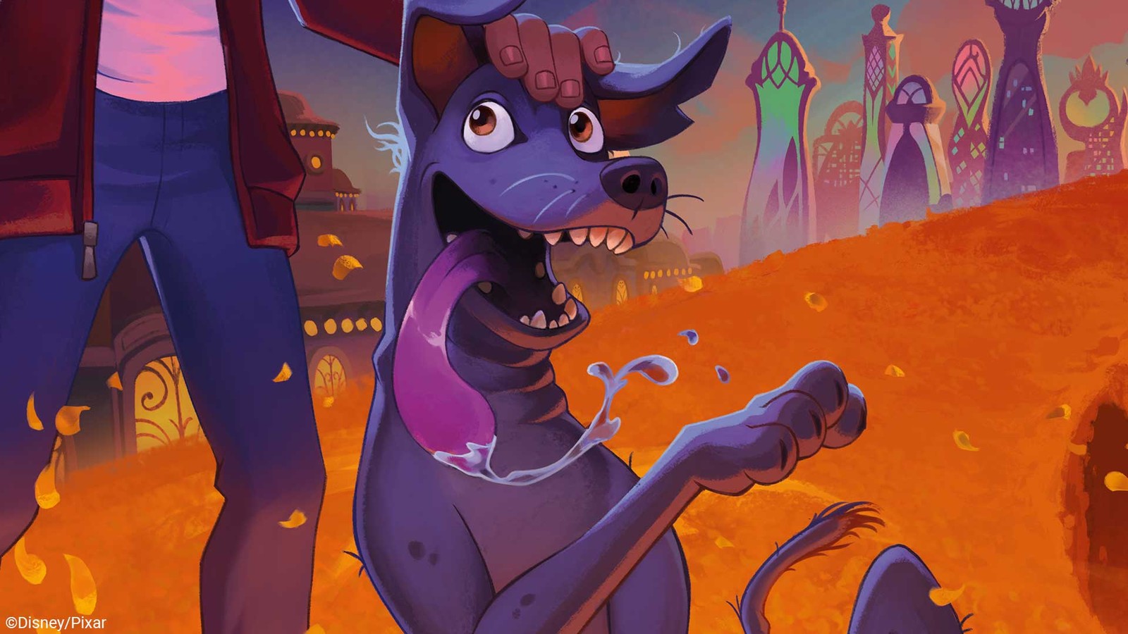 Hyperia City art for October TCG prereleases Lorcana weekend